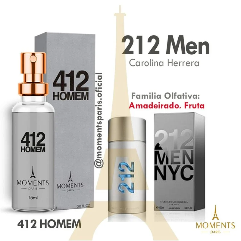 Perfume 412 homem 15ml