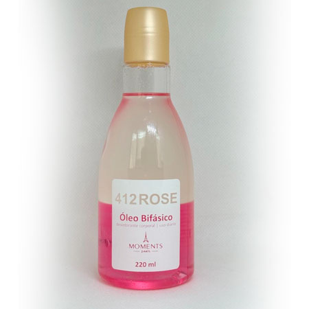 Óleo Bifásico 412 Rosè 220ml Feminino