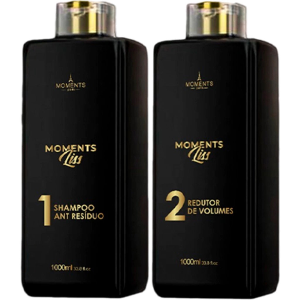 Kit Liss Profissional 1L - Passo 1 e 2 - Moments Paris